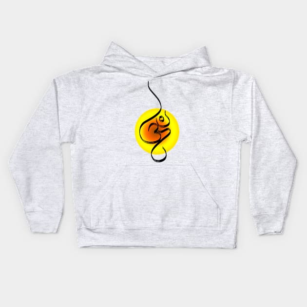 OM: Sunshine Kids Hoodie by swarna artz